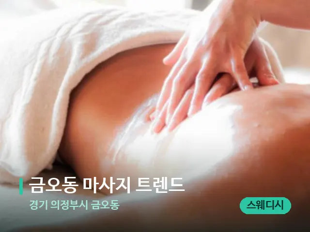 경기 의정부시 금오동 금오동 마사지 트렌드 — 마사지 관리를 받는 장면